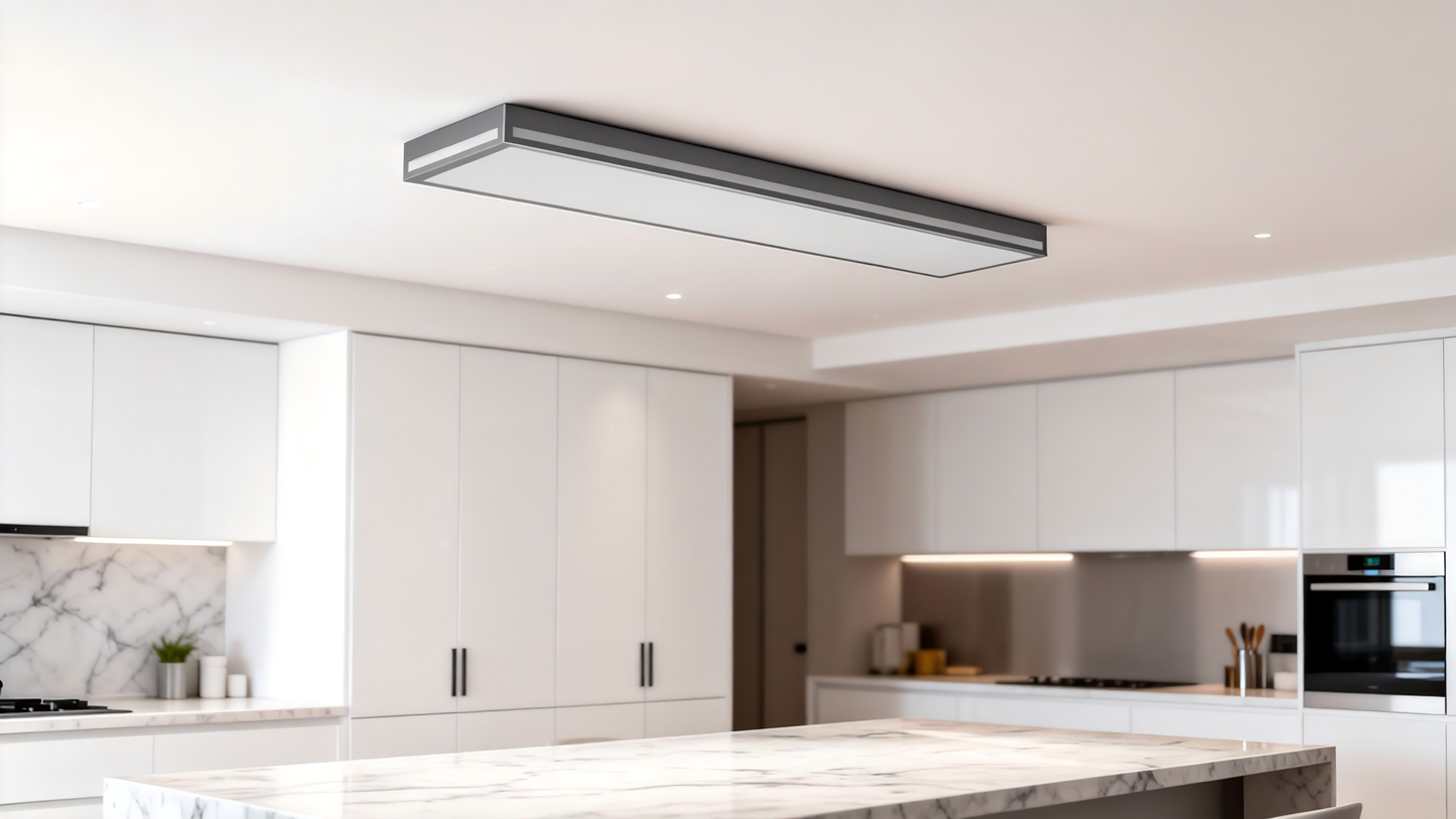 Lámpara de Panel LED para Cocina 60W - 800*200mm | IP44 Resistente | 3 Temperaturas de Color (3000K/4000K/5700K) | Chip OSRAM | Eficiencia 90LM/W | Garantía 5 Años