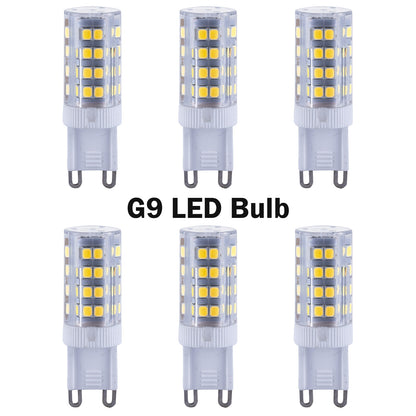 Bombilla LED G9 5W | 450 Lúmenes | 3 Temperaturas (3000K/4500K/6000K) | Material Cerámico+PC | CRl 80