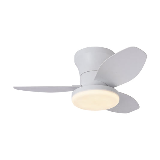 Ventilador de Techo LED RXFL8011 | 30W Luz + 30W Motor DC | 6 Velocidades | 3000K-6000K Ajustable | Blanco、Beige