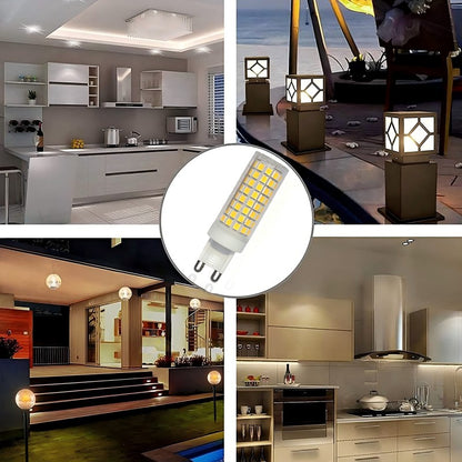 Bombilla LED G9 5W | 450 Lúmenes | 3 Temperaturas (3000K/4500K/6000K) | Material Cerámico+PC | CRl 80