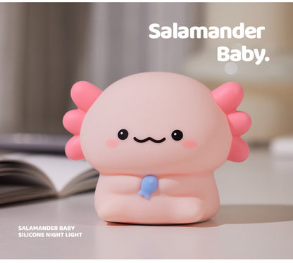 Lámpara de Noche Dinosaurio Hexagonal Sentado – LED Recargable 5V, 2W, Silicona y ABS