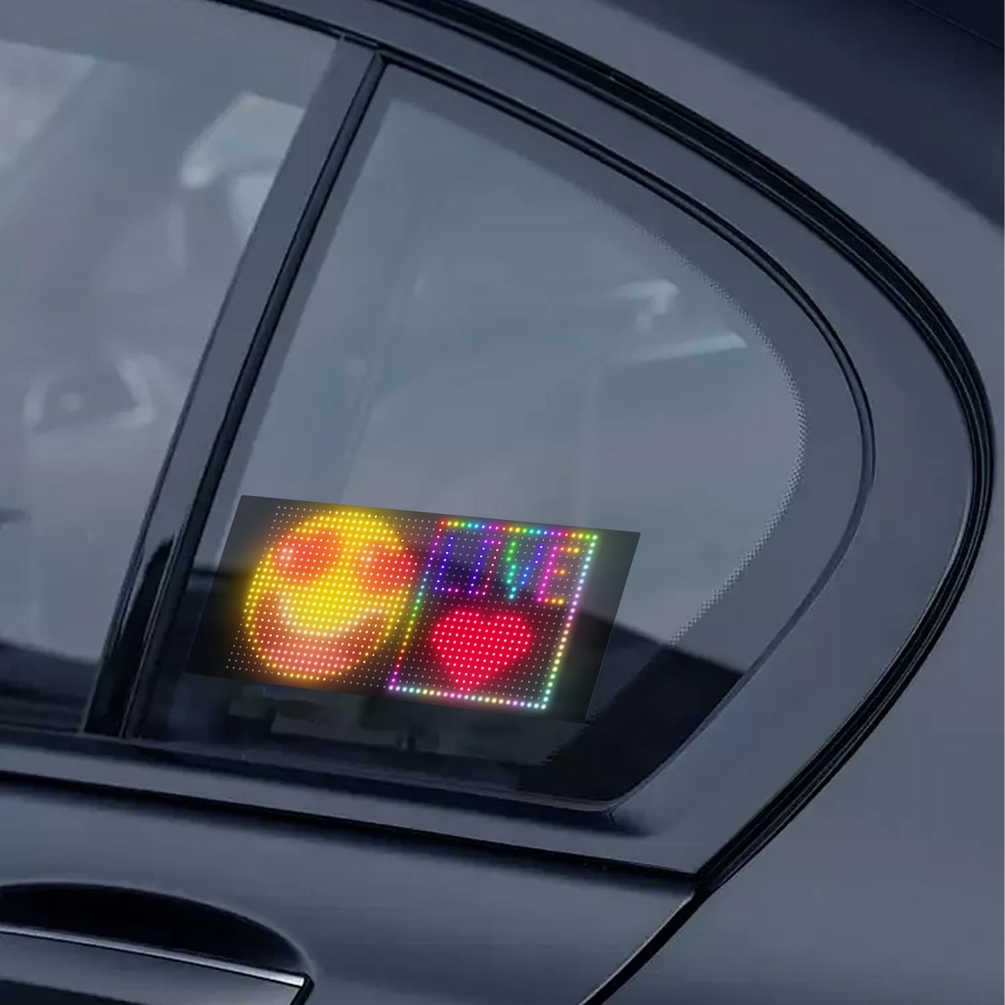 Pantalla LED Flexible Impermeable IP65 | 24x48 Pixeles (1152 LEDs) | Control por App/Bluetooth/Mando | USB 5V | Material PU+FPCB | 270x120mm