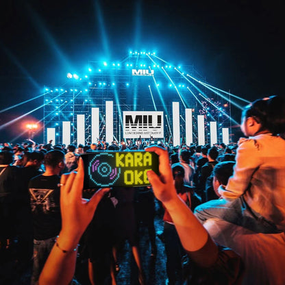 Pantalla LED Flexible Impermeable IP65 | 24x48 Pixeles (1152 LEDs) | Control por App/Bluetooth/Mando | USB 5V | Material PU+FPCB | 270x120mm