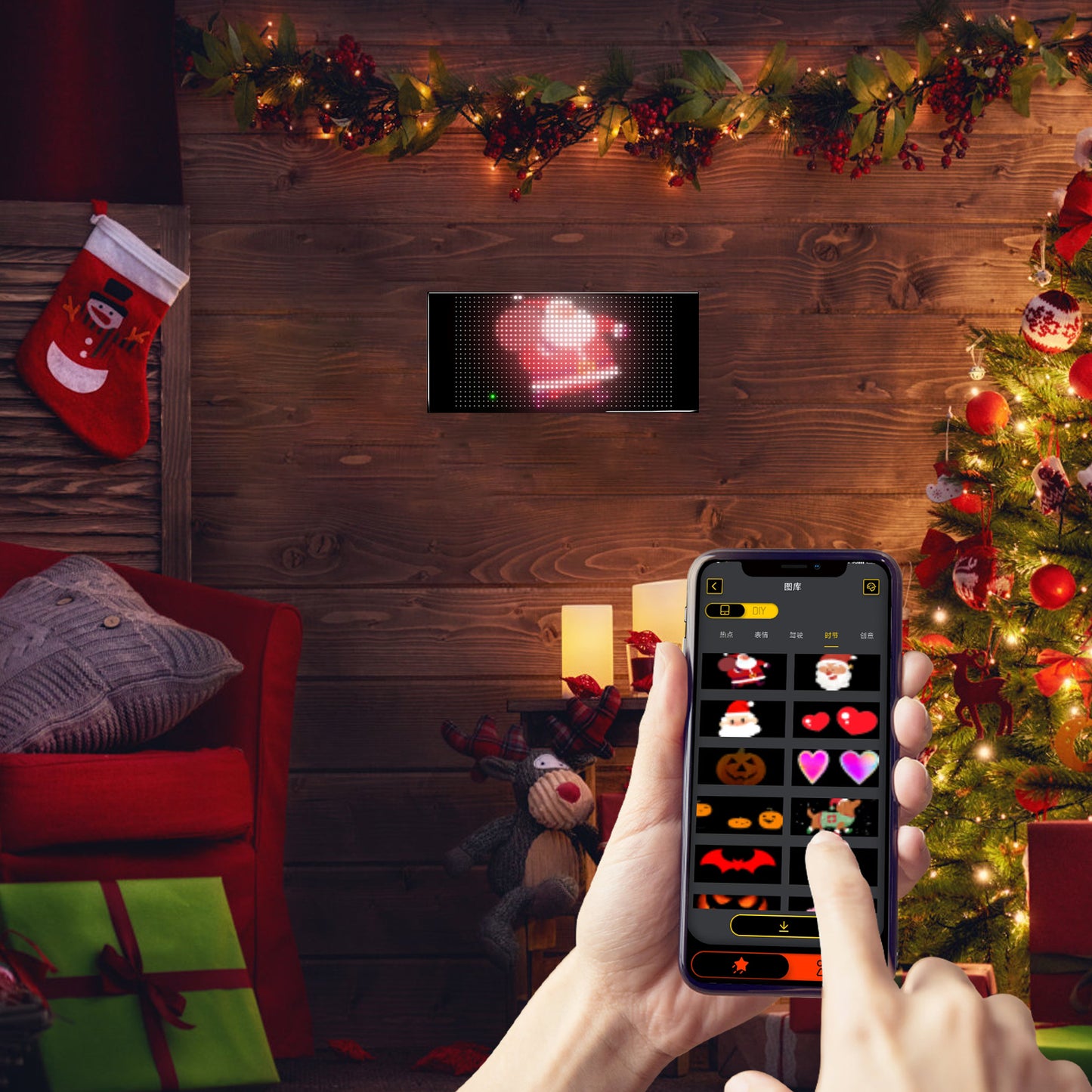 Pantalla LED Flexible Impermeable IP65 | 24x48 Pixeles (1152 LEDs) | Control por App/Bluetooth/Mando | USB 5V | Material PU+FPCB | 270x120mm