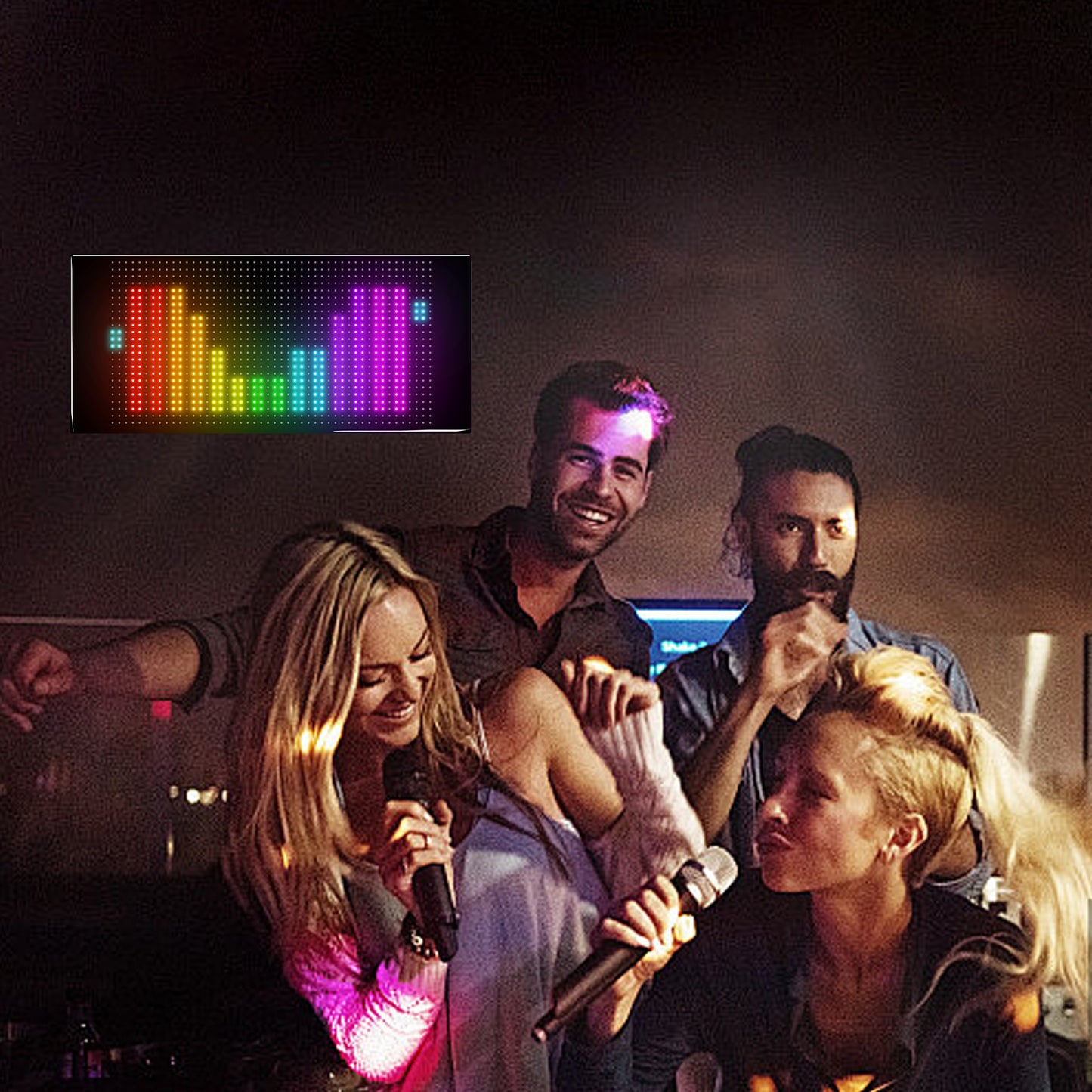 Pantalla LED Flexible Impermeable IP65 | 24x48 Pixeles (1152 LEDs) | Control por App/Bluetooth/Mando | USB 5V | Material PU+FPCB | 270x120mm