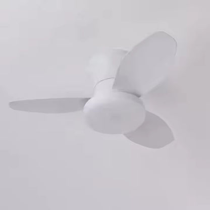Ventilador de Techo LED RXFL8011 | 40W Luz + 30W Motor DC | 6 Velocidades | 3000K-6000K Ajustable | Blanco、Beige