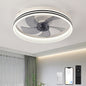 Ventilador de Techo con Luz LED 20" - 6 Velocidades, CCT Ajustable 3000K-6000K, Blanco/Negro