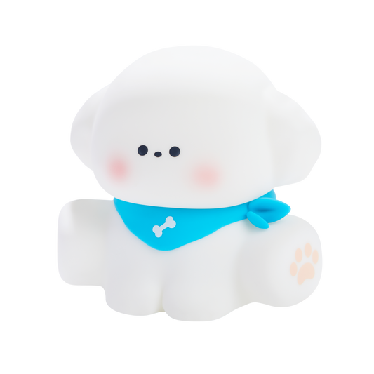 Lámpara de Noche Cachorro – LED Recargable 5V, 2W, Silicona y ABS