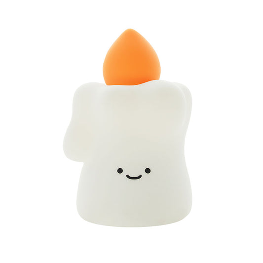 Lámpara de Noche Vela – LED Recargable 5V, 2W, Silicona y ABS