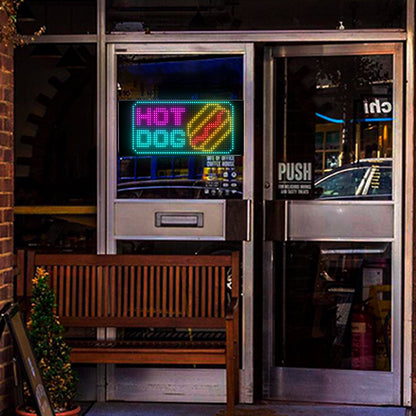 Pantalla LED Flexible "Light Canvas" | 16x96 Pixeles (1536 LEDs) | Control por App/Bluetooth/Mando | USB 4.5m | Efectos Arcoíris | Material PU+FPCB | 12x59.5cm