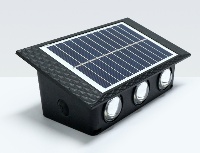 Aplique Solar Exterior LED IP65, Luz Cálida + RGB, Impermeable, Decoración Moderna para Jardín