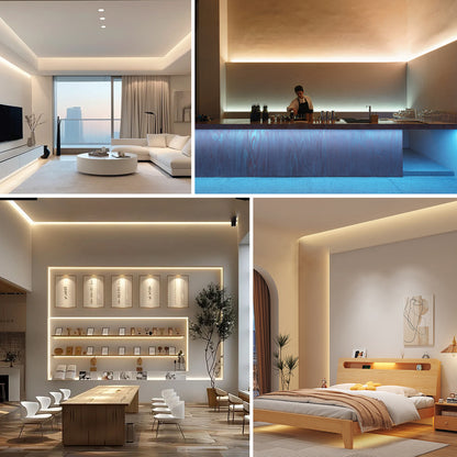 Tira LED COB Alta CRI ≥90 | 320 LEDs/Metro | 24V 8W/M | 5M|10M|3000K/4000K/6000K | Luz Continua sin Puntos | IP20