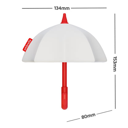 Lámpara de Noche Paraguas – LED Recargable 5V, 1.2W, Silicona y ABS, Magnética de Pared