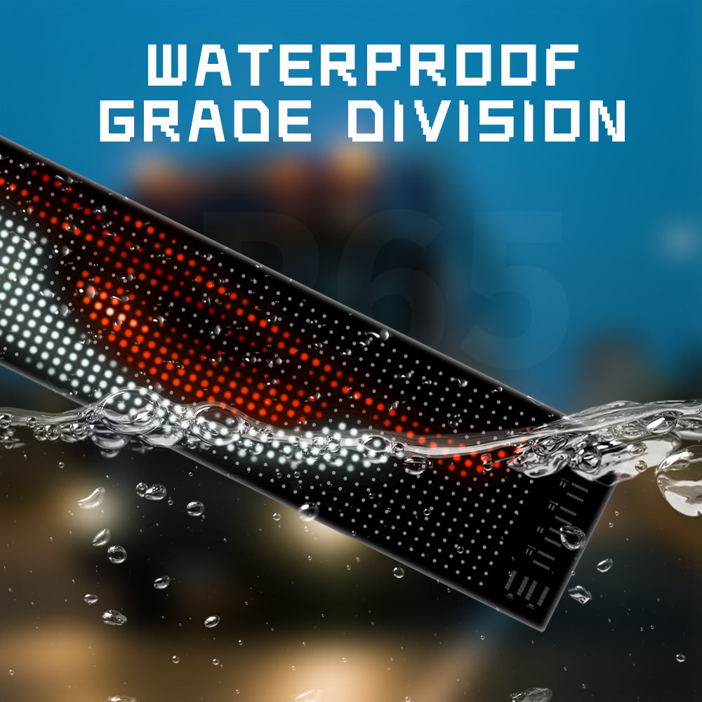 Pantalla LED Decorativa "Ojo del Diablo" 16x64 | 1024 LEDs RGB | App/Bluetooth/Mando | USB 4.5m | Efectos Arcoíris | Material PU+FPCB