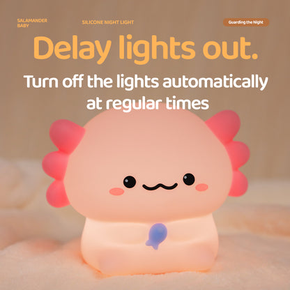 Lámpara de Noche Dinosaurio Hexagonal Sentado – LED Recargable 5V, 2W, Silicona y ABS