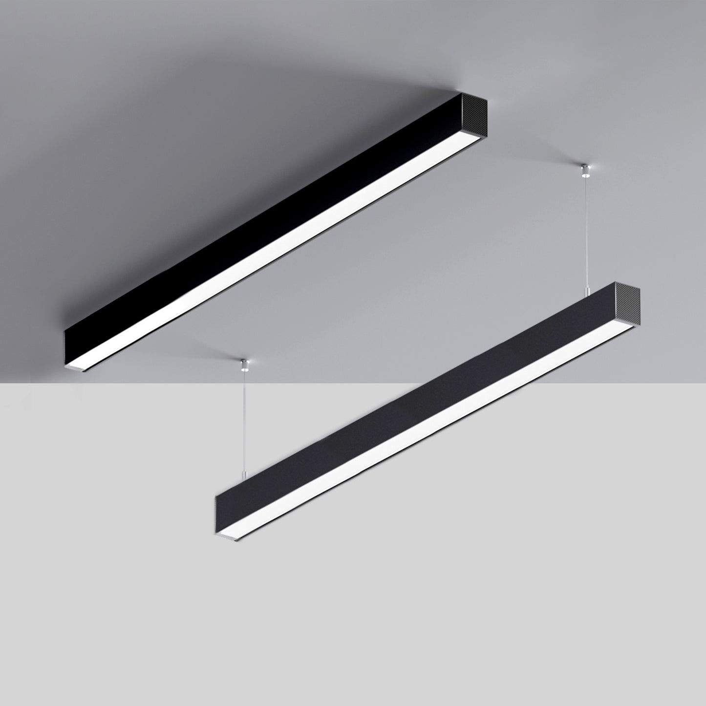 Luz Lineal LED HL-OP5070 | 40W/M, 100LM/W | 3 Temperaturas de Color & 2 Colores de Carcasa | Chip OSRAM, Ra>90 | Para Interior