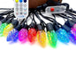 Guirnalda LED C9 con Decoración de Fresas 20M/100L, IP44, Control Remoto + App Bluetooth, 31V 12W, Ideal para Exterior - Holaled