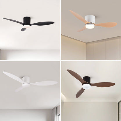 Ventilador de Techo LED Inteligente 42" | Luz Regulable 30W (RA90) + Motor DC 30W | 6 Velocidades | 4 Colores