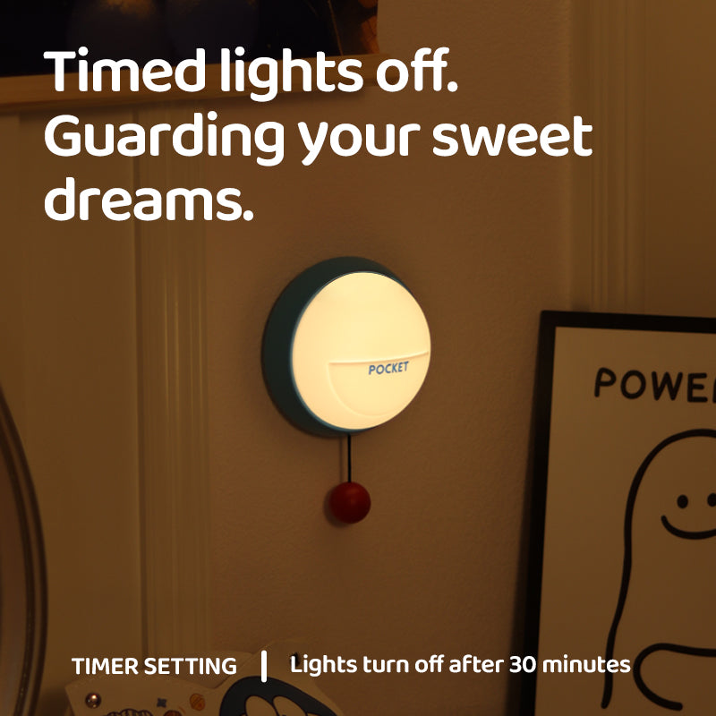 Lámpara de Noche Campana Pequeña – LED Recargable 5V, 1W, Silicona y ABS, Montaje en Pared