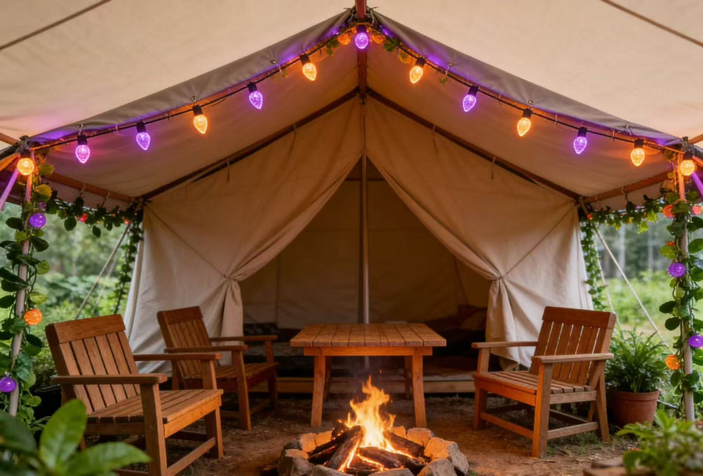 Guirnalda LED C9 con Decoración de Fresas 20M/100L, IP44, Control Remoto + App Bluetooth, 31V 12W, Ideal para Exterior - Holaled