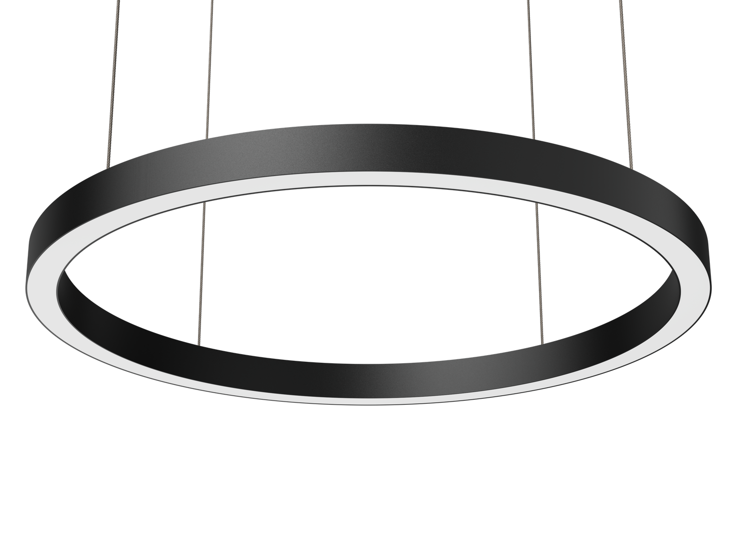 Holaled Lineal LED Circular HL-5575 | 40W/M, 100LM/W | 3 Tamaños (Ø600/900/1200mm) | CCT Ajustable 3000K-6000K | Carcasa Blanco/Negro | Chip OSRAM Ra>90 | IP20