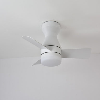 Ventilador de Techo LED 34" (880mm) - 30W Luz Ajustable + Motor CC, 6 Velocidades, 3000K-6000K, IP20, Blanco