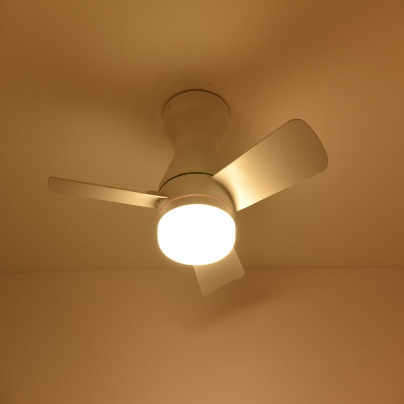 Ventilador de Techo LED 34" (880mm) - 30W Luz Ajustable + Motor CC, 6 Velocidades, 3000K-6000K, IP20, Blanco