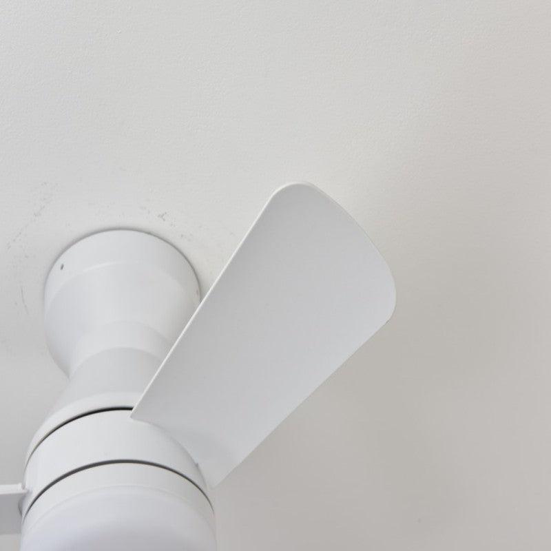 Ventilador de Techo LED 34" (880mm) - 30W Luz Ajustable + Motor CC, 6 Velocidades, 3000K-6000K, IP20, Blanco