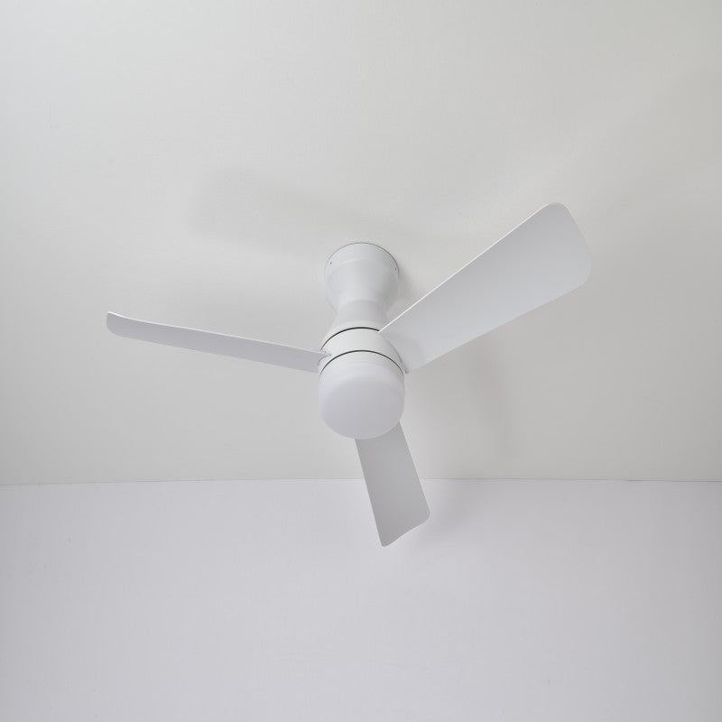 Ventilador de Techo con Luz LED 42” (106 cm) – 3 Aspas, Motor DC Silencioso, 6 Velocidades, Modo Verano/Invierno, CCT Regulable, Blanco o Madera Clara