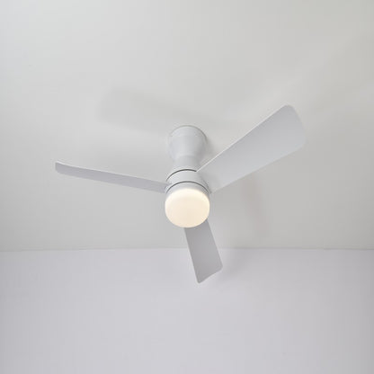 Ventilador de Techo con Luz LED 42” (106 cm) – 3 Aspas, Motor DC Silencioso, 6 Velocidades, Modo Verano/Invierno, CCT Regulable, Blanco o Madera Clara