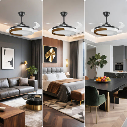 Ventilador de Techo LED Inteligente 42" – La Fusión Perfecta de Luz, Brisa y Tecnología para Tu Hogar Moderno