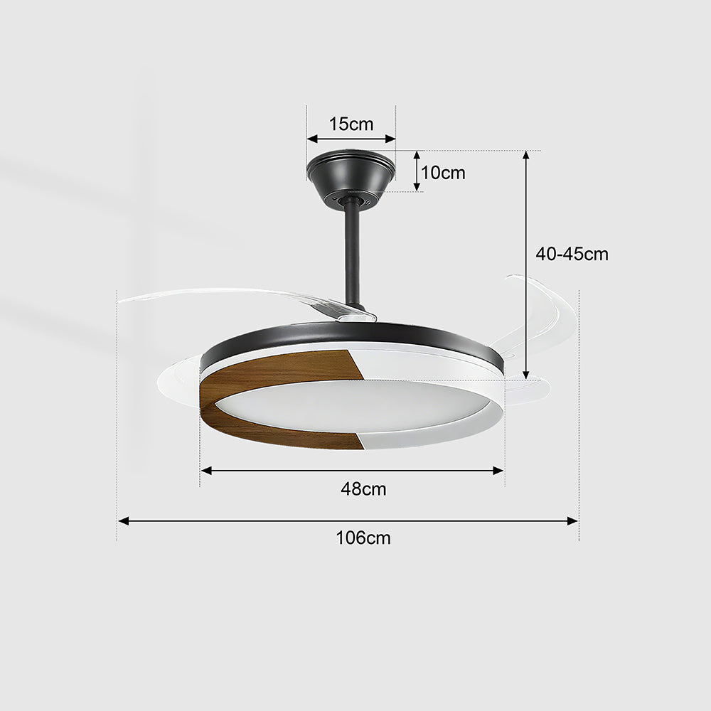 Ventilador de Techo LED Inteligente 42" – La Fusión Perfecta de Luz, Brisa y Tecnología para Tu Hogar Moderno