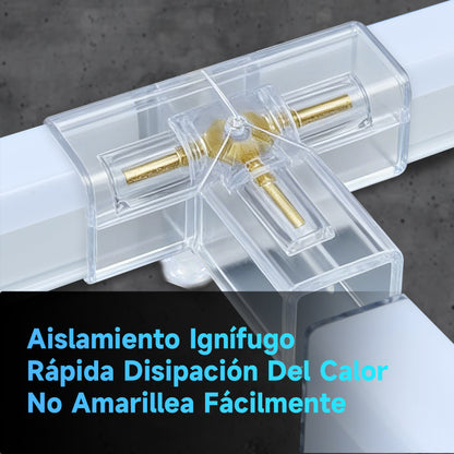 Lámpara LED Hexagonal Tipo Panal diseño rombo con potencia total de 552W6500K (luz blanca fría)