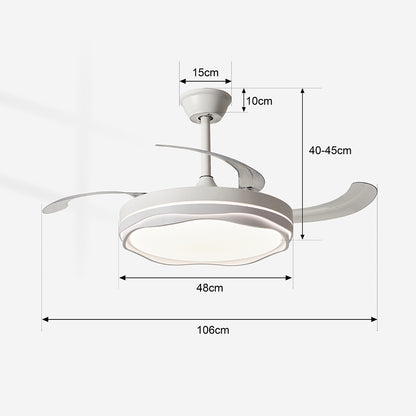 Ventilador de Techo LED Inteligente 42" – La Fusión Perfecta de Luz, Brisa y Tecnología para Tu Hogar Moderno