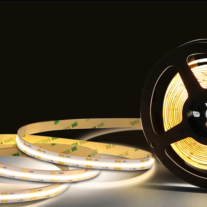 Tira LED COB flexible para iluminación decorativa de interiores