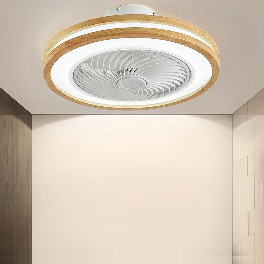 Ventilador de techo LED elegante para cocina.