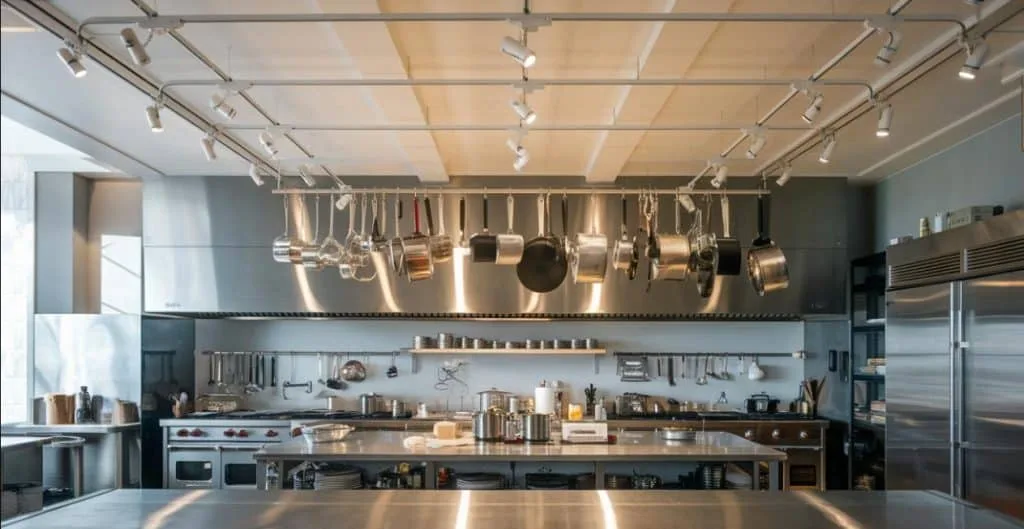 Ideas de luces modernas para cocinas pequeñas y funcionales