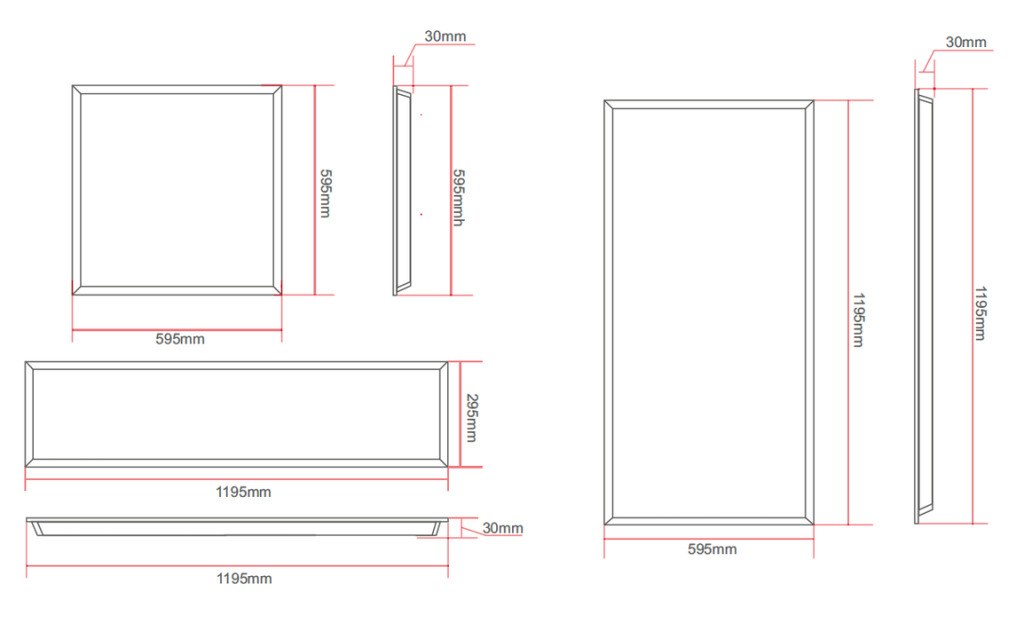 Panel LED RGB de colores cambiantes para decoración de interiores