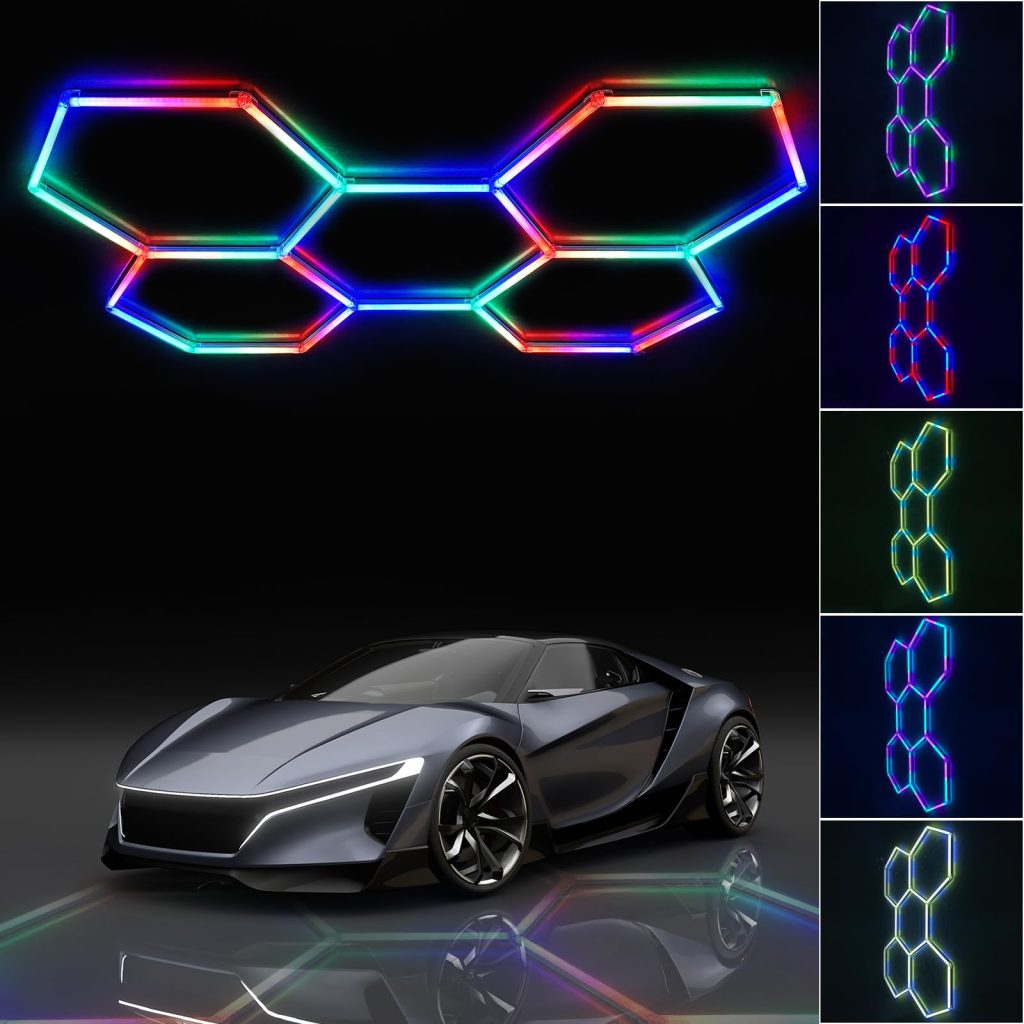 Lámparas LED hexagonales eficientes para una iluminación ambiental