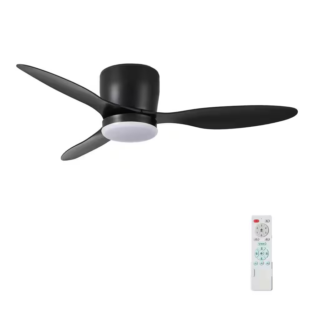 Lámpara ventilador LED moderna para salón