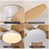 ventiladores de techo con luz LED de bajo consumo