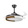 diseño elegante de ventilador de techo con luz LED