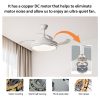 ventilador de techo con luz LED ideal para oficina